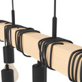 Eglo Townshend langbordspendel sort/brun L150 x H110 cm